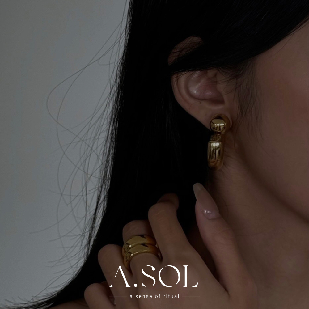 Oct.新品｜耳環｜C型-細節圖2