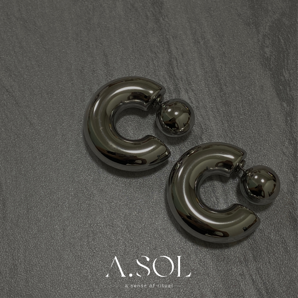 Oct.新品｜耳環｜C型-細節圖3