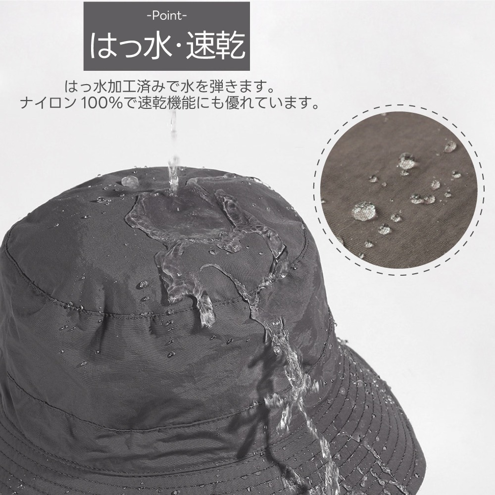 【限時購】日系摺疊防曬漁夫帽-細節圖7