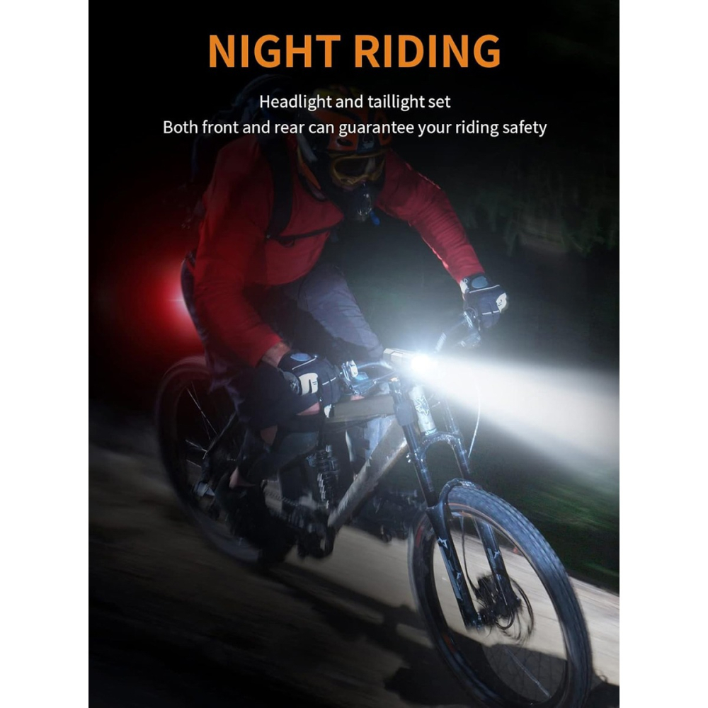 Machfally 防眩光鋁合金自行車燈-細節圖2