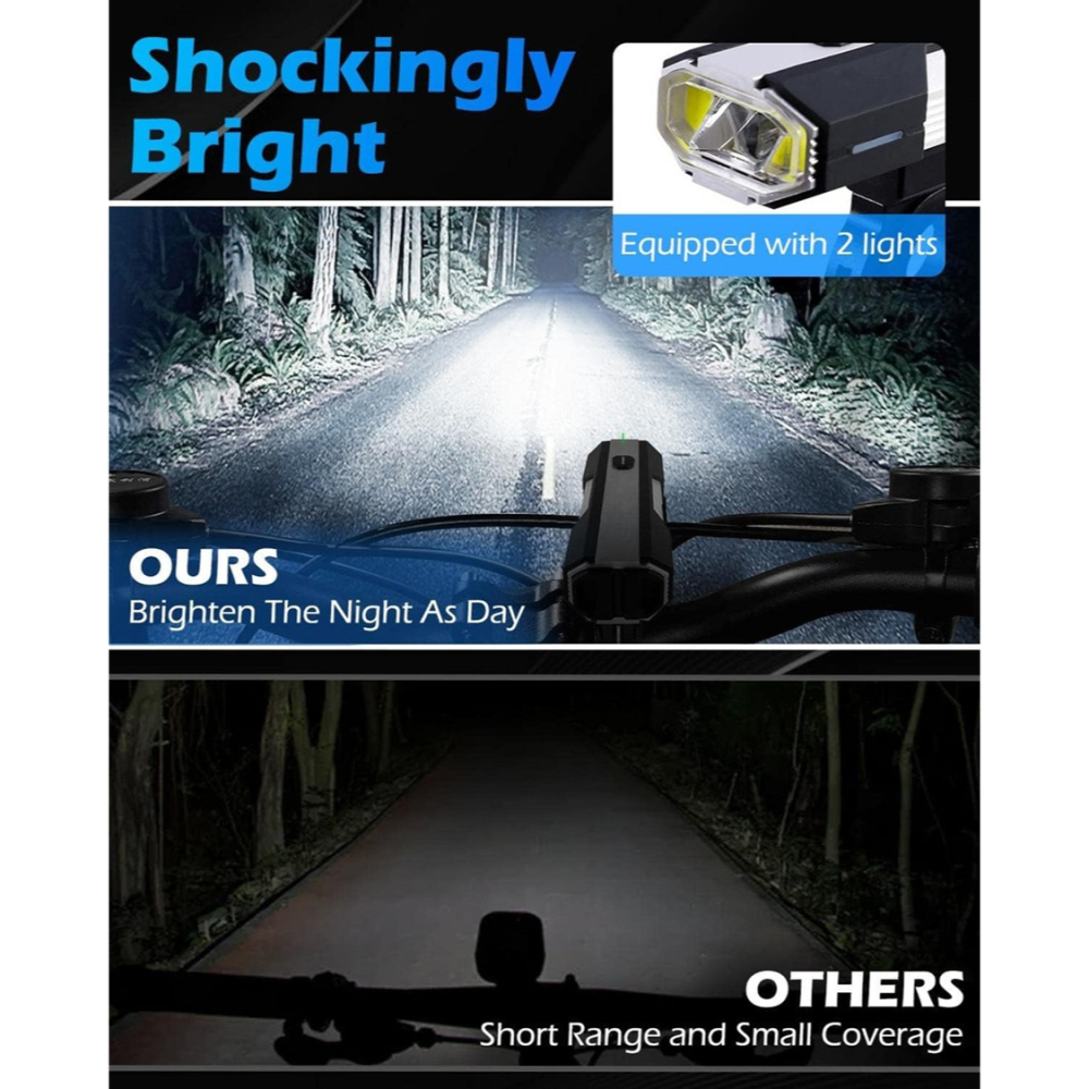 Machfally 防眩光鋁合金自行車燈-細節圖4