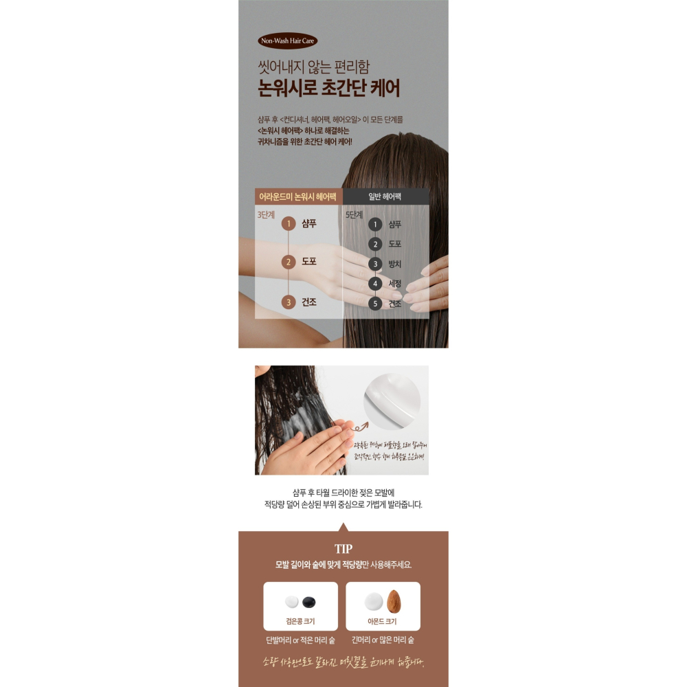 ❤️韓國🇰🇷代購－－－-韓國AROUND ME 摩洛哥香水免沖洗護髮膜-西洋梨與小蒼蘭(200ml)-細節圖5