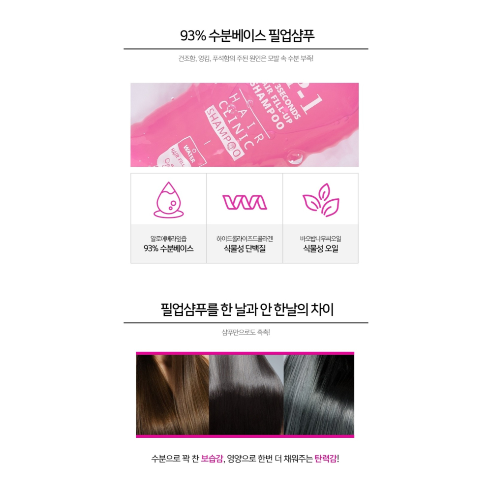 ❤️韓國🇰🇷代購－－－-韓國CP-1三秒急救水解角蛋白精華洗髮精(500ml)-細節圖3