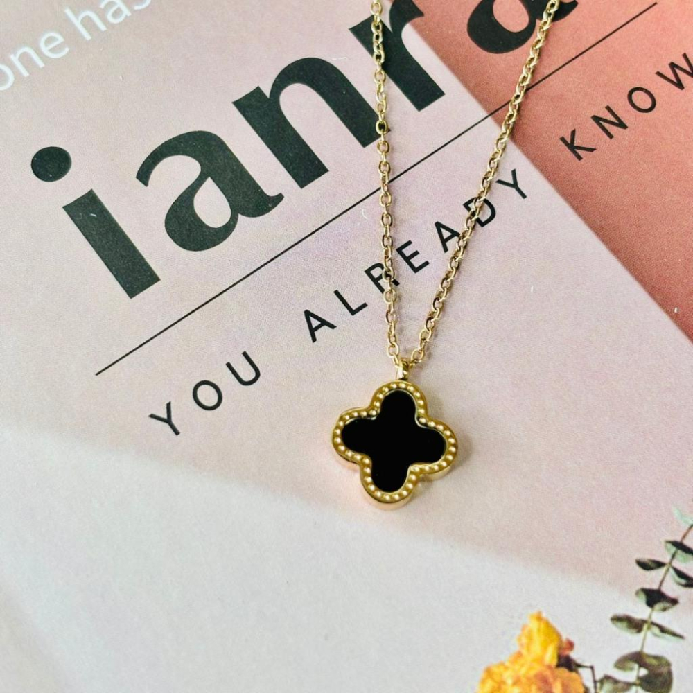 2104MY【小確幸飾品】鈦鋼項鍊 鈦鋼 醫療鋼 抗過敏 不褪色 防水 耐磨 質感 玫瑰金 雙面 白貝 雙圈 小蠻腰-細節圖3