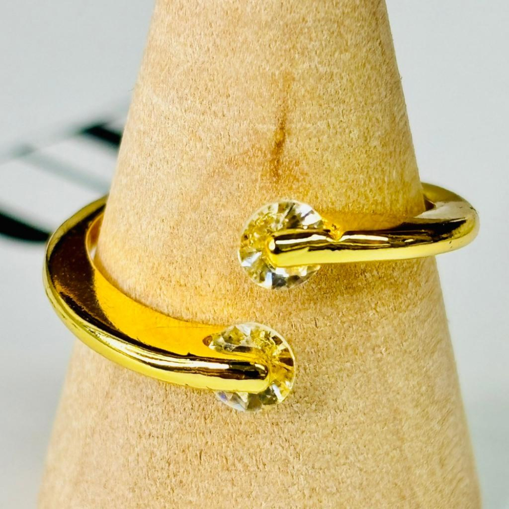 9441MY【小確幸飾品】莫桑鑽S925銀戒指 日韓 輕奢 華麗 白鑽 金色 玫瑰金 銀色 可調戒圍-細節圖2