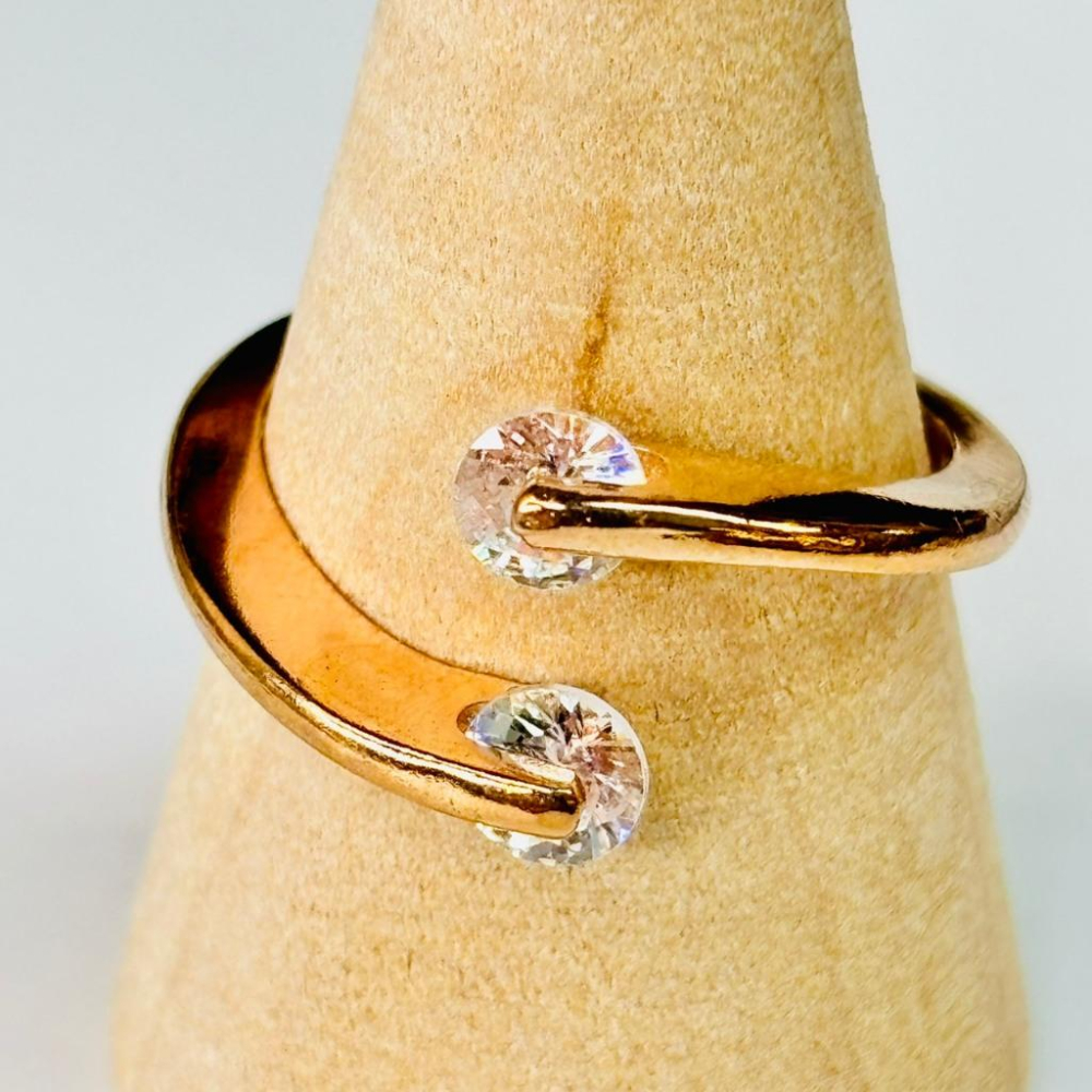 9441MY【小確幸飾品】莫桑鑽S925銀戒指 日韓 輕奢 華麗 白鑽 金色 玫瑰金 銀色 可調戒圍-細節圖3