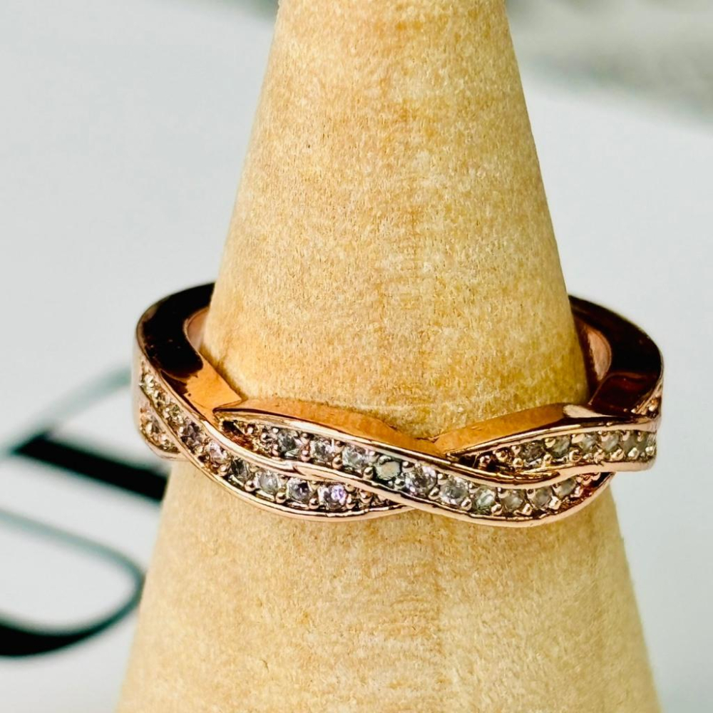 9441MY【小確幸飾品】莫桑鑽S925銀戒指 日韓 輕奢 華麗 白鑽 金色 玫瑰金 銀色 可調戒圍-細節圖5