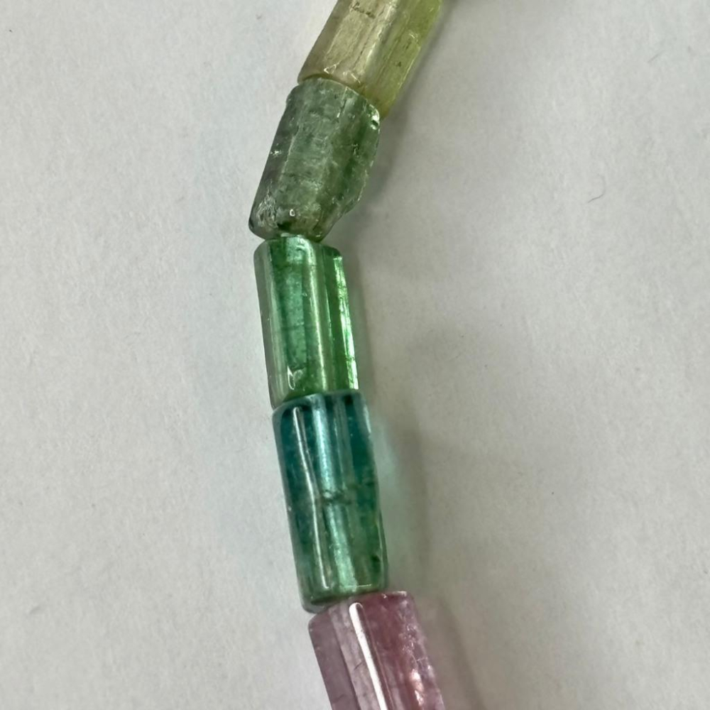 8360AP【小確幸飾品】碧璽手串手鍊 碧璽  旺夫旺子旺全家 五行能量 脈輪療癒 天然礦石-細節圖9