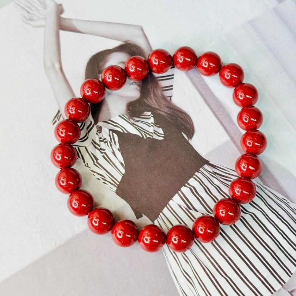 8304AP【小確幸飾品】紫金砂水晶手串 五行屬火對應海底輪  安太歲開運鎮煞祈福納財  養顏美容  促進血液循環-細節圖2