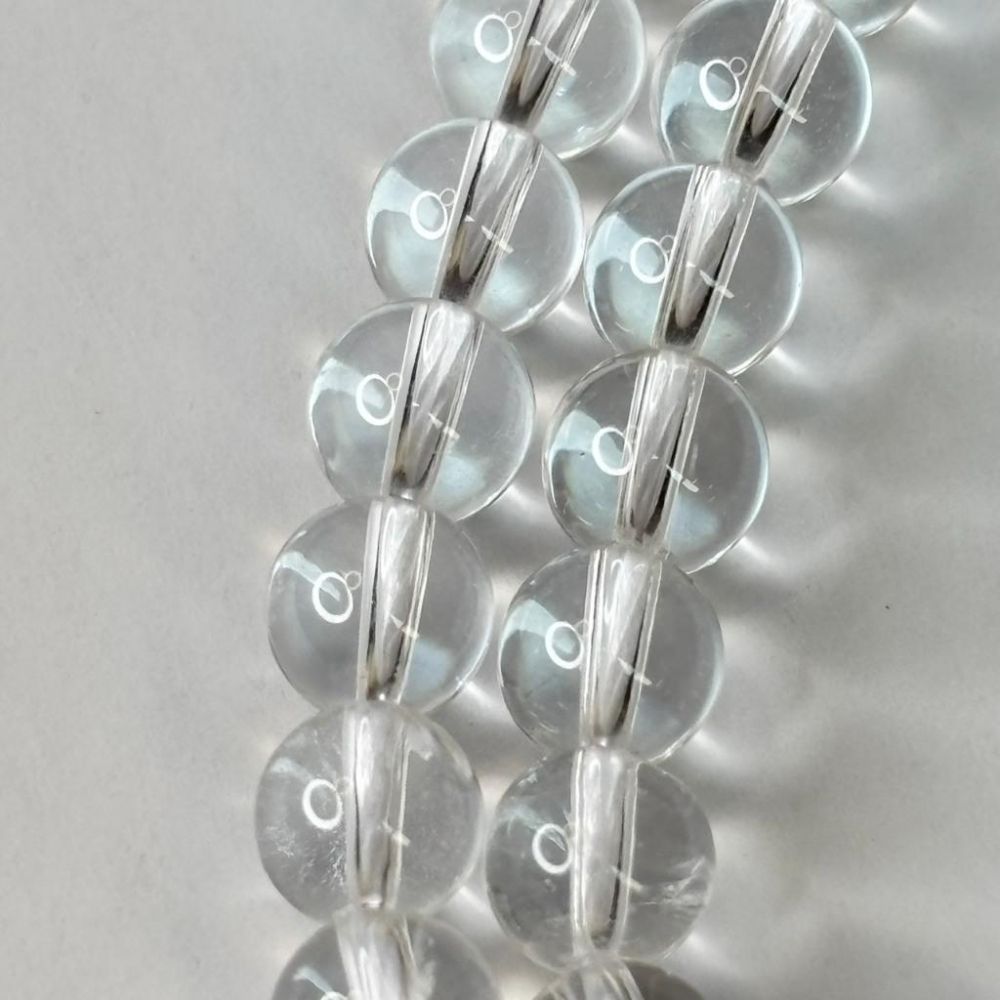 8359MY【小確幸飾品】白水晶白阿賽手串 五行金能量 頂輪療癒 天然礦石-細節圖7