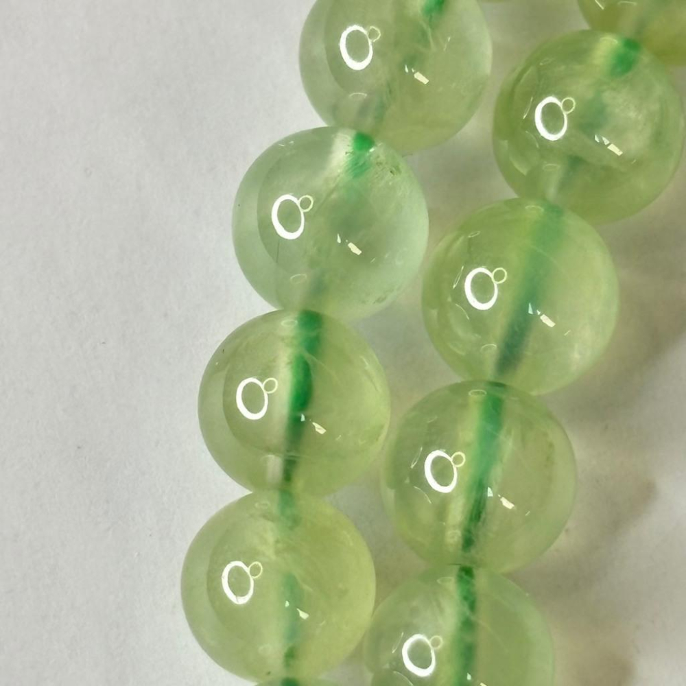 8301AP【小確幸飾品】葡萄石手串 葡萄石 五行木能量 心輪療癒 天然礦石-細節圖6