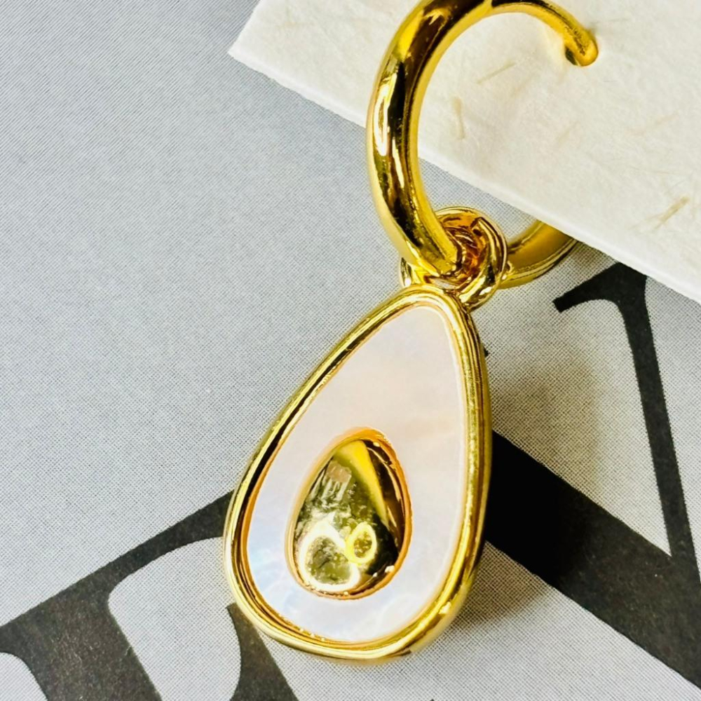 1008AP【小確幸飾品】流行耳飾 耳環 耳扣 愛心 水滴 琺瑯釉-細節圖5