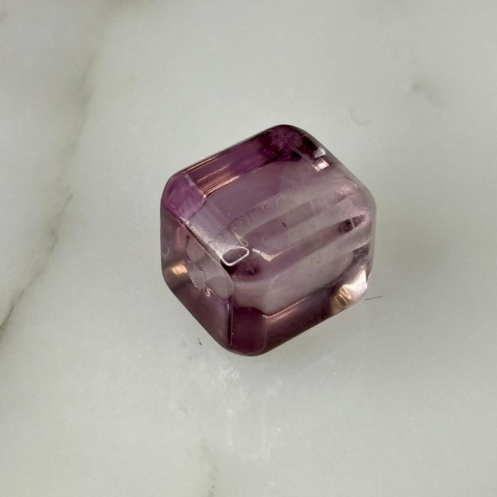 8507JA【小確幸飾品】天然水晶方糖 DIY 主珠 配珠 白水晶 粉水晶 紫水晶 紫鋰輝 檸檬晶 黃塔晶 金太陽-細節圖4