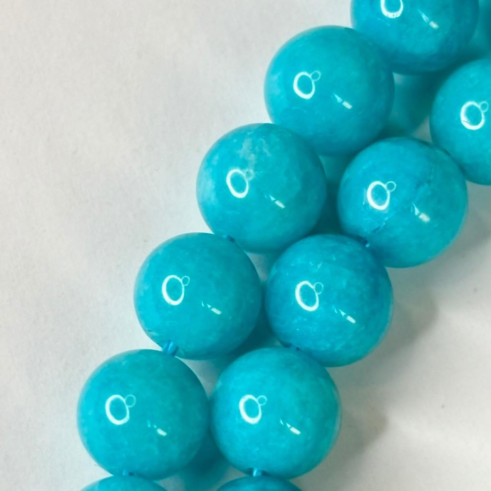 83085JU【小確幸飾品】天河石手串 五行木水能量 心喉輪療癒 天然礦石-細節圖3