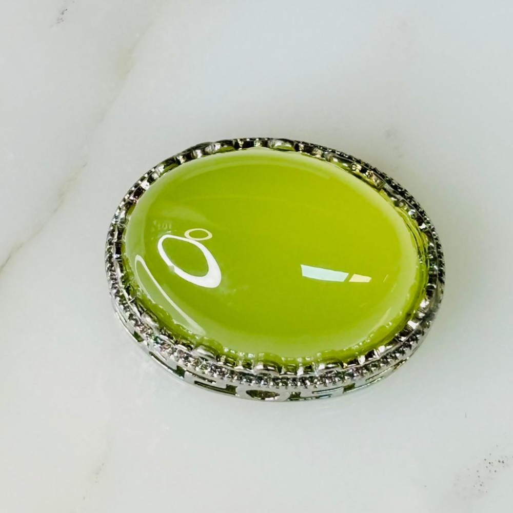 8511FE【小確幸飾品】天然水晶鴿子蛋魔盒 DIY 配件 白幽靈 藍月光 東陵玉石 綠幽靈 粉水晶 紫水晶-細節圖4