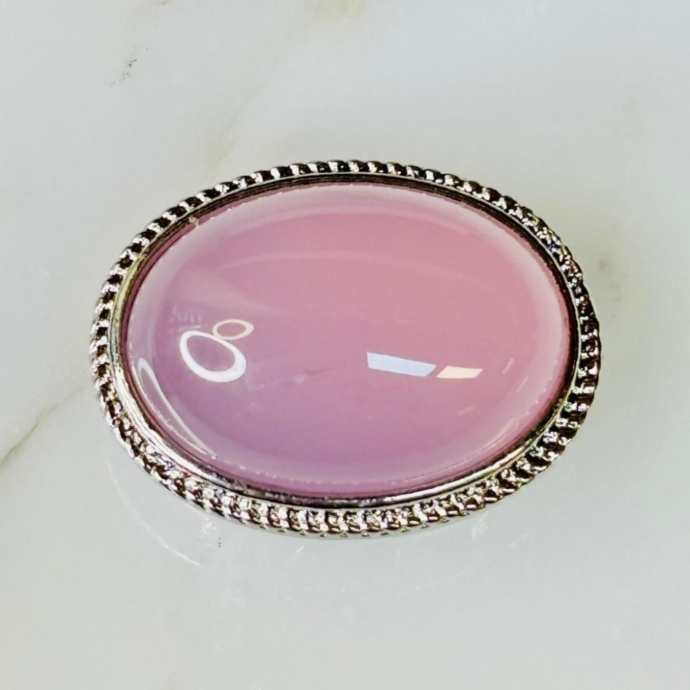 8511FE【小確幸飾品】天然水晶鴿子蛋魔盒 DIY 配件 白幽靈 藍月光 東陵玉石 綠幽靈 粉水晶 紫水晶-細節圖6