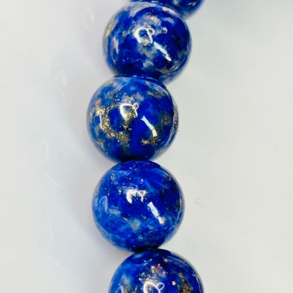 83078JU【小確幸飾品】青金石手串手鍊 五行水能量 眉心輪療癒 天然礦石-細節圖5