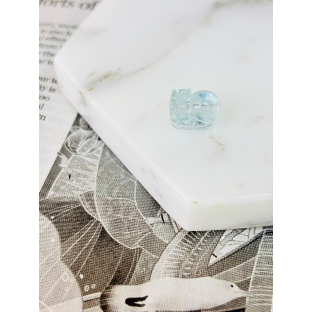 8544AP【小確幸飾品】水晶吊飾 金曜石 瑪瑙 檸檬晶 粉水晶 海藍寶 白水晶 螢石 草莓晶 橙月光 炸毛九尾狐 貔貅-細節圖2