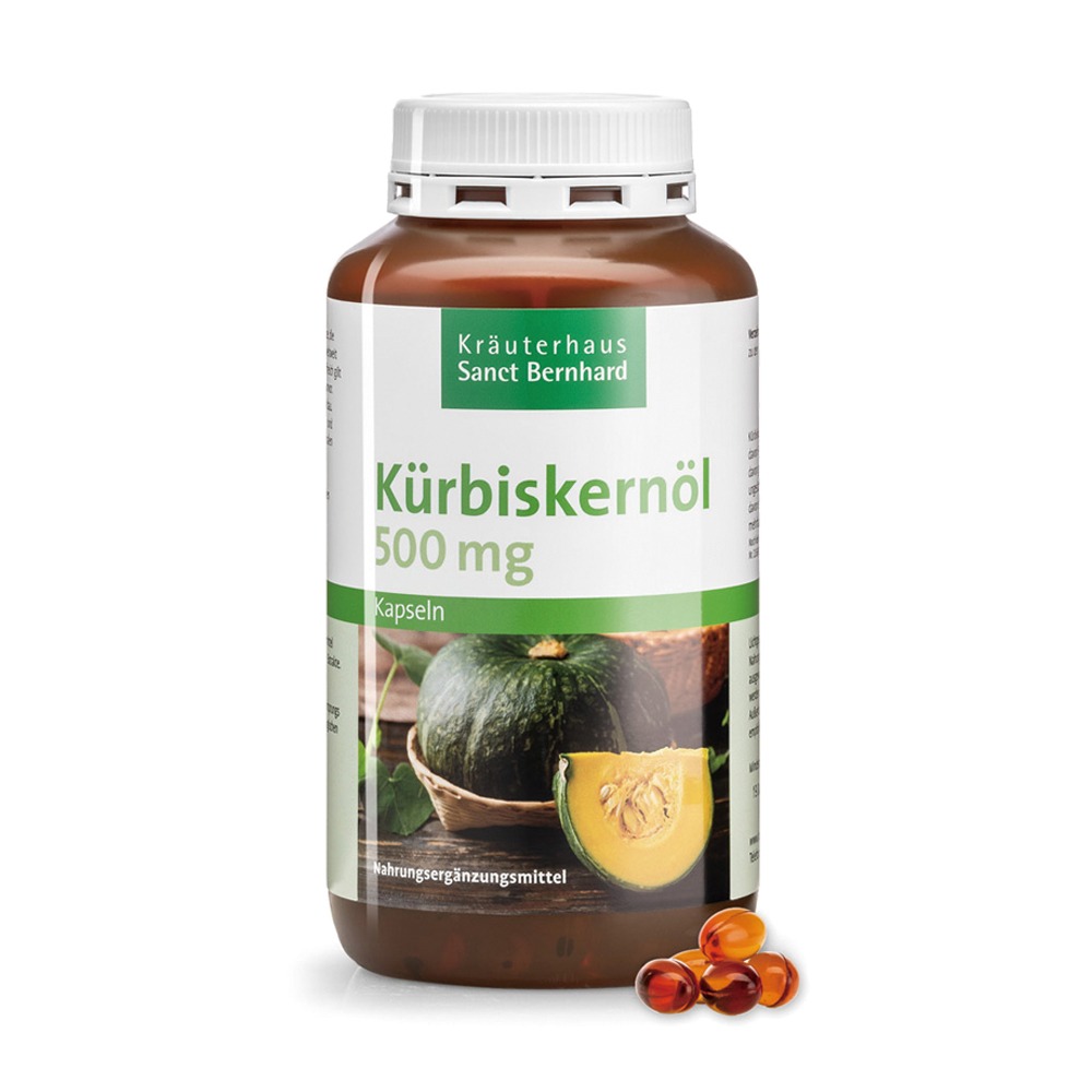 聖伯納德 Sanct Bernhard 南瓜籽油膠囊(400粒/罐)-細節圖3