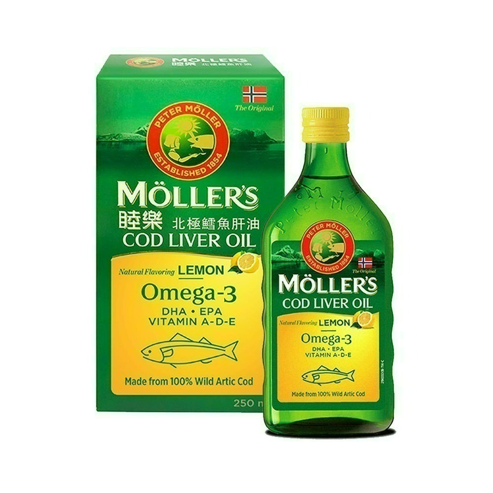 Ｍollers睦樂 鱈魚肝油250mL 綜合水果風味 檸檬風味 原裝進口 喝的鱈魚肝油 原廠公司貨-規格圖6