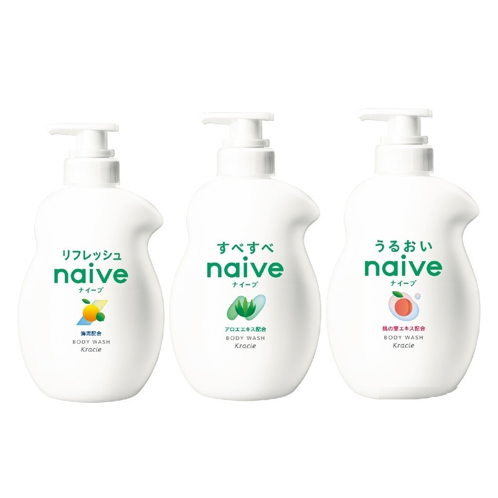 Kracie 葵緹亞 naive娜艾菩 沐浴乳 補充包 水潤蘆薈 保濕桃葉 清新海泥-細節圖2