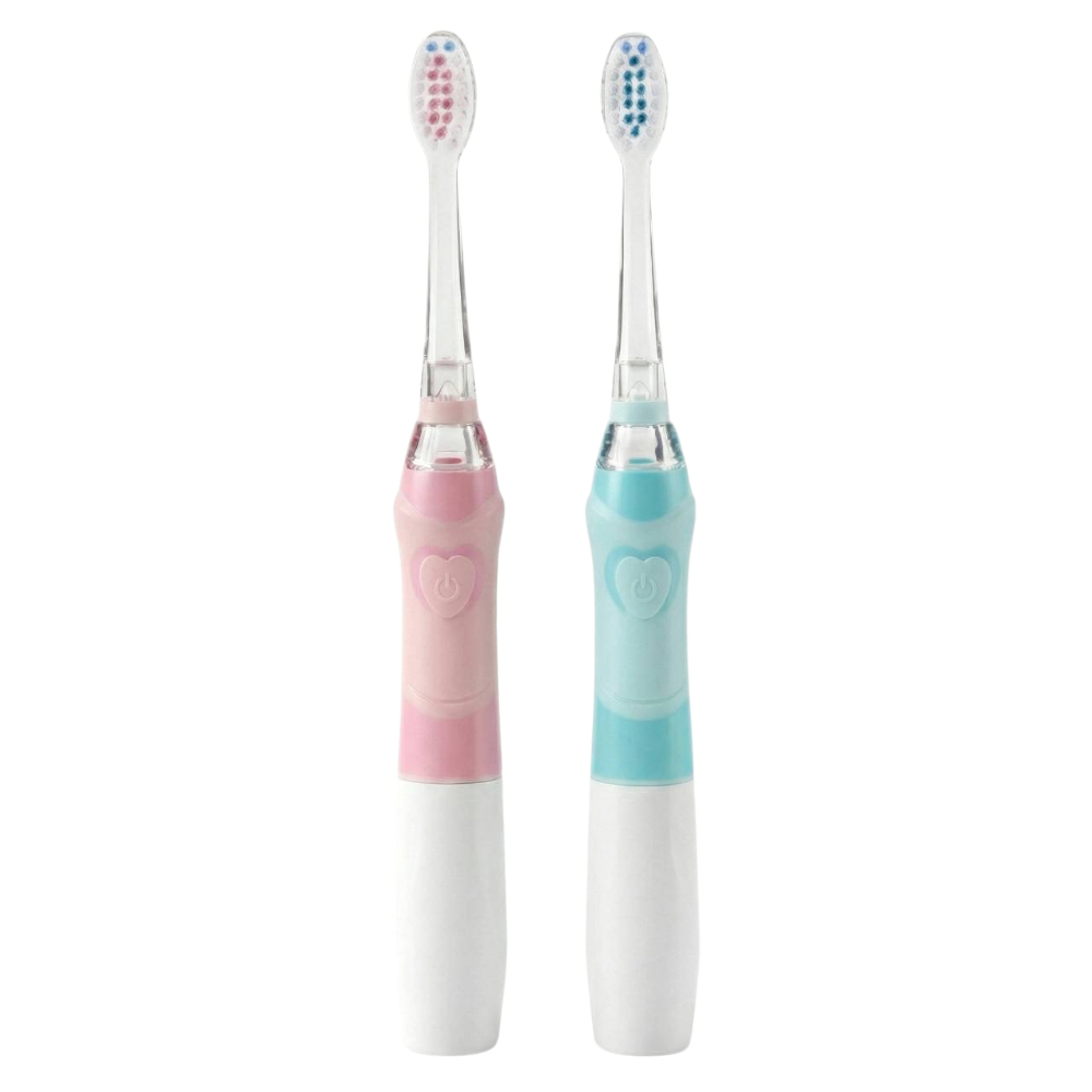 日本 Hamieru 光能音波震動牙刷 2.0 震動牙刷 兒童電動牙刷 齒垢顯示 電動牙刷 狐狸造型 櫻花粉 薄荷綠-細節圖4