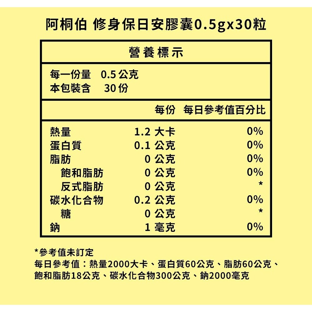 阿桐伯 修身保日夜膠囊組合 30+30錠 排便順暢 幫助入睡 促進代謝 日夜雙效組 日安膠囊 保夜孅錠-細節圖3