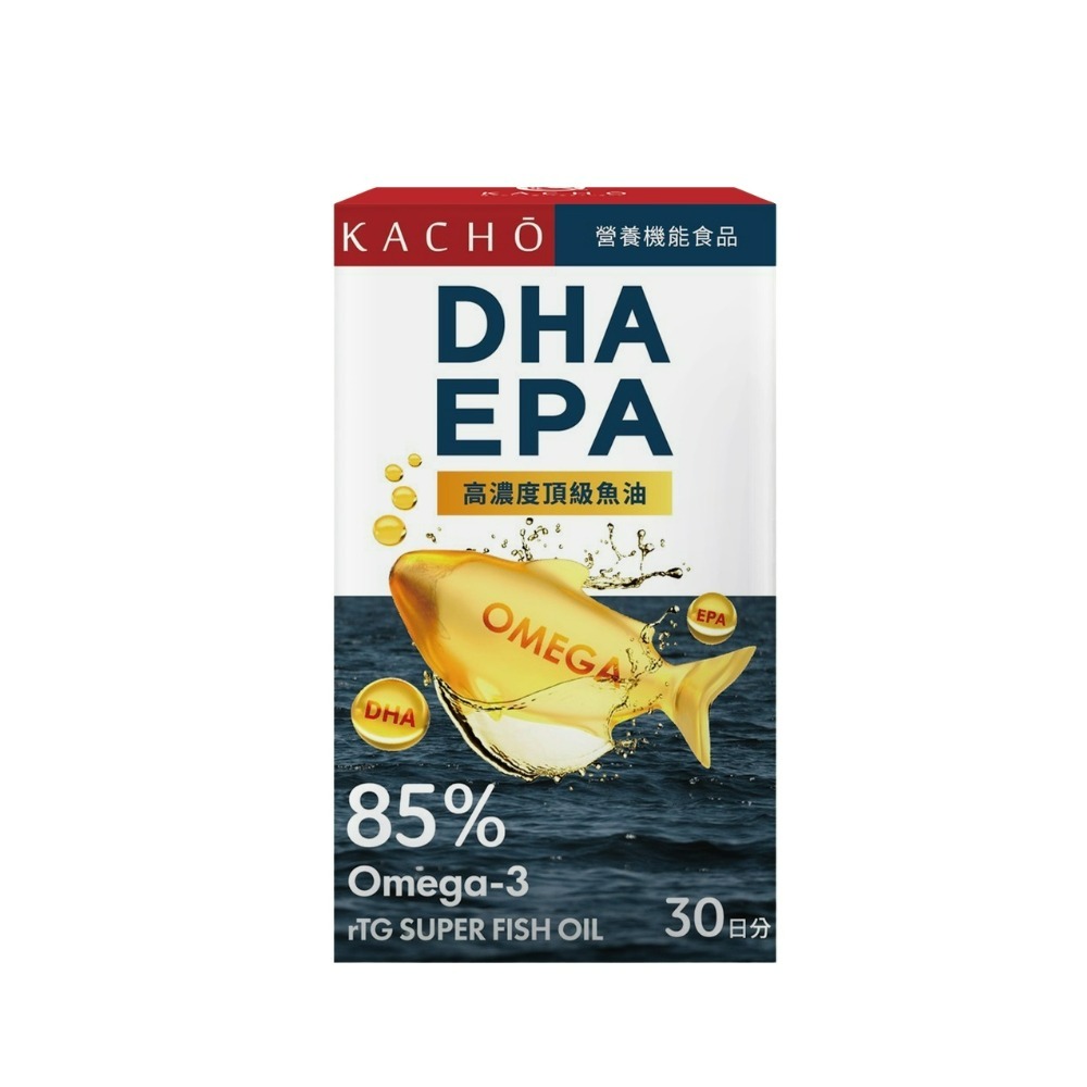 【花鳥KACHO】挪威極淨85%高濃度魚油(30粒/盒) DHA EPA rTG魚油 高吸收 高濃度魚油 國際大廠-細節圖2