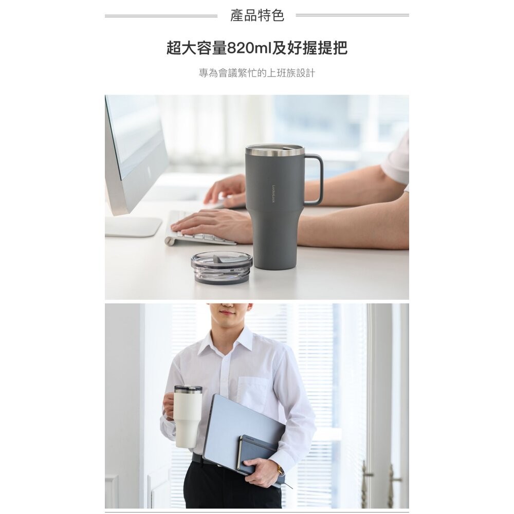 樂扣 都會王者隨行杯 環保杯 隨手杯 車架杯-細節圖5