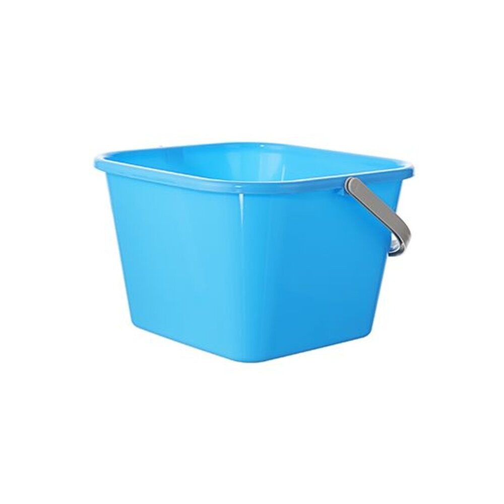 聯府 好運花方型水桶 提把水桶 9L CF707 堆沙堡 置物桶 戲水 露營 台灣製-細節圖3