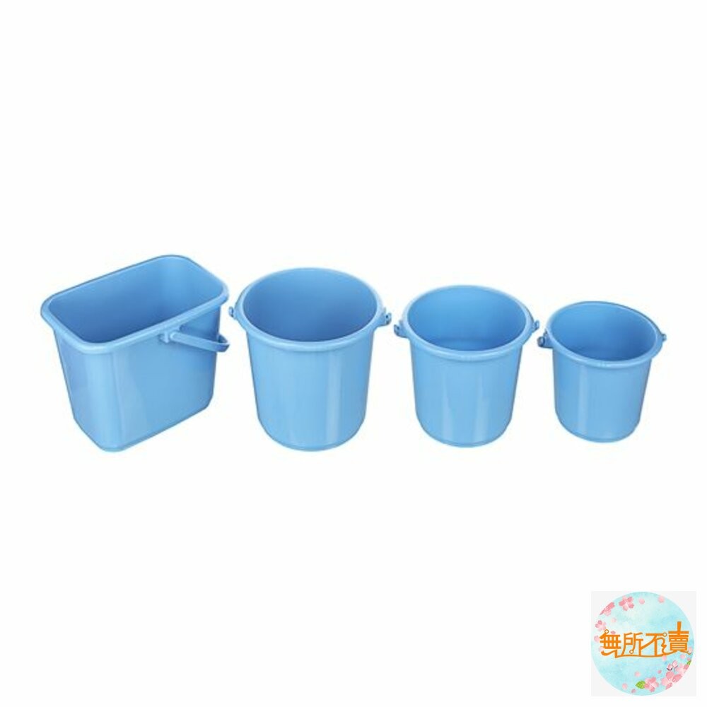 聯府 舒適10L圓型水桶(藍) WA101-細節圖2