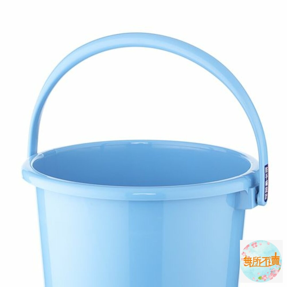 聯府 舒適10L圓型水桶(藍) WA101-細節圖6