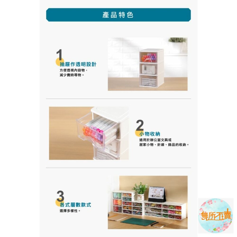 聯府 彩集五層收納盒 AR-3605-細節圖4