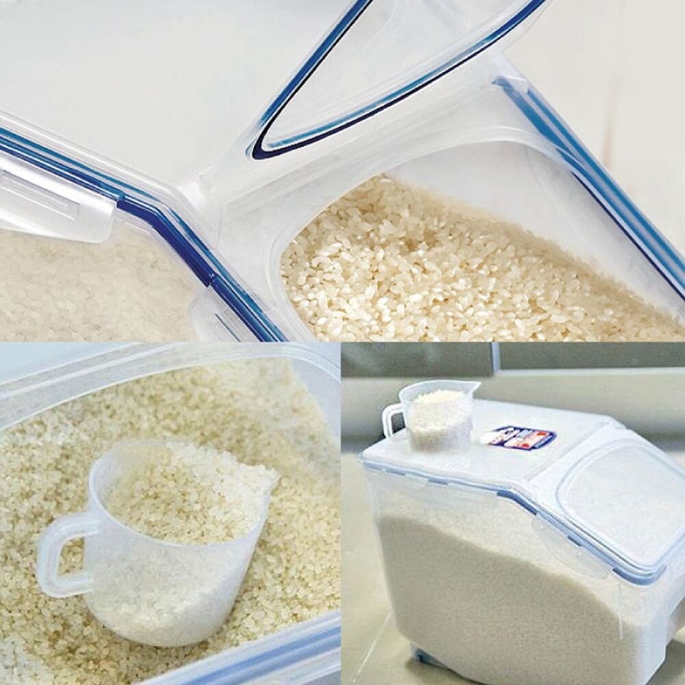 樂扣樂扣PP保鮮盒12L/米箱/附量杯(HPL510)-細節圖10