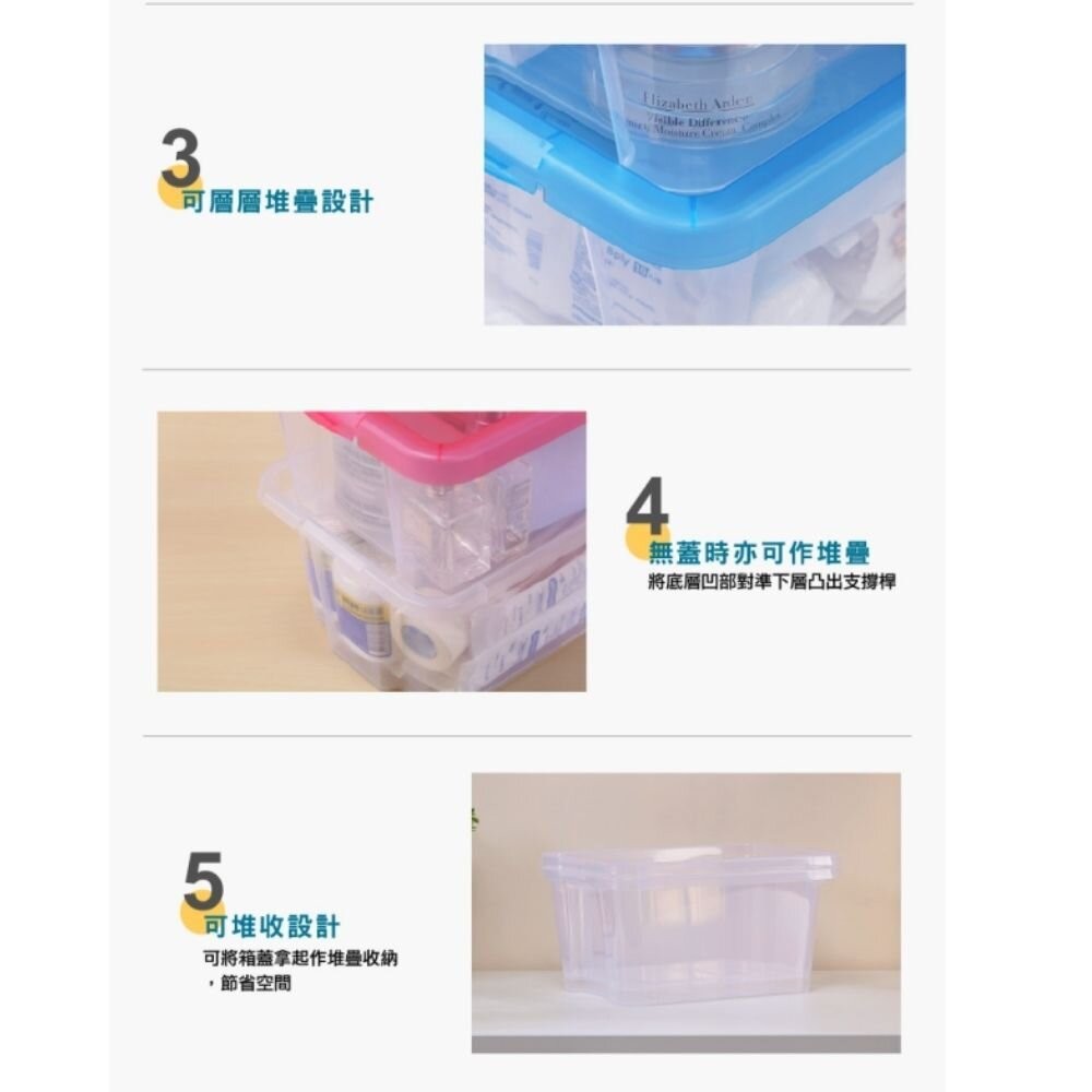 KEYWAY  常用收納盒14L  CR-814-細節圖3