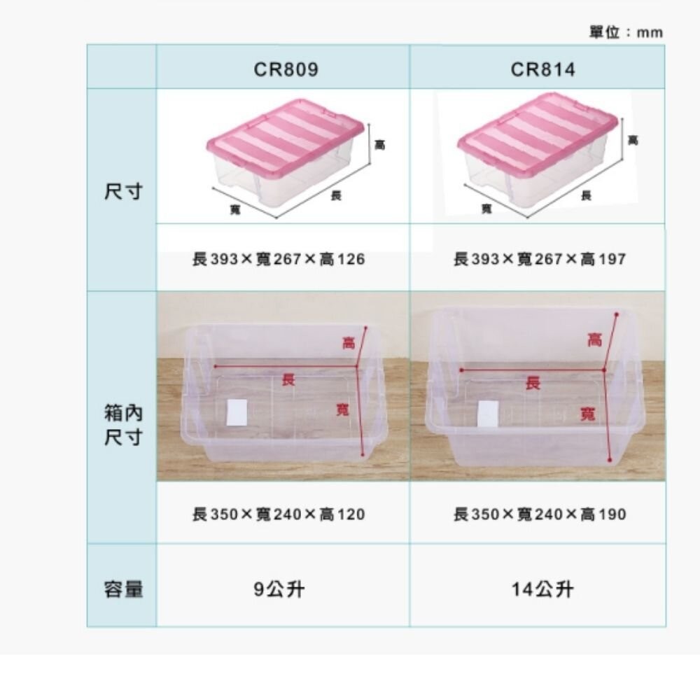 KEYWAY  常用收納盒14L  CR-814-細節圖5
