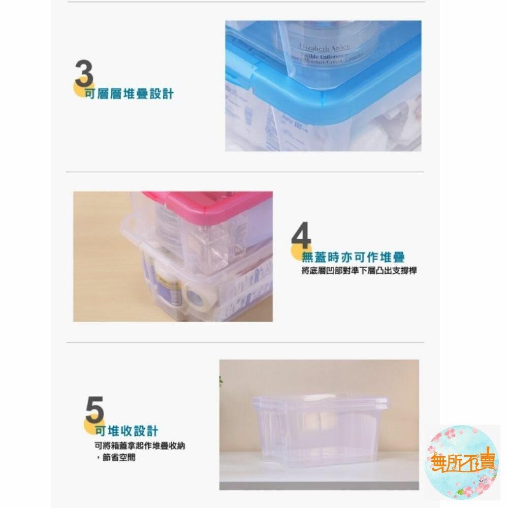 KEYWAY  常用收納盒14L  CR-814-細節圖3