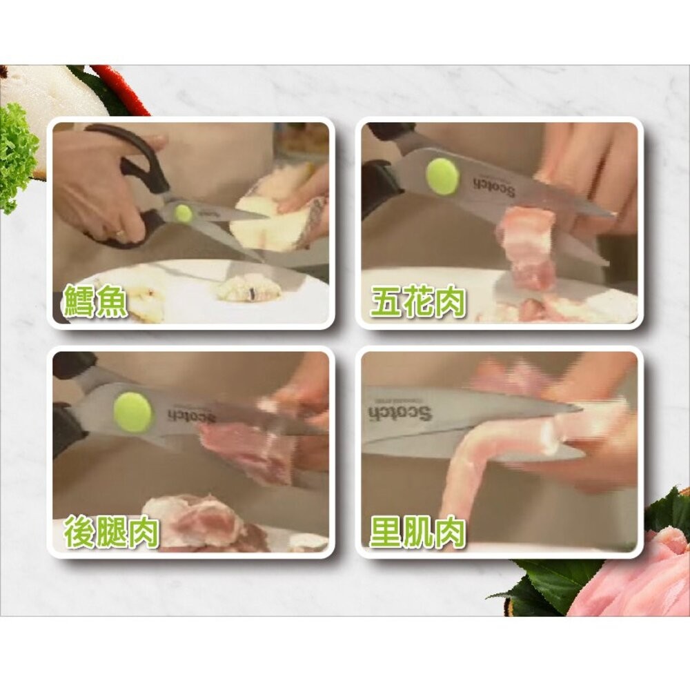 3M可拆式鈦金屬料理剪刀： 唯一獲得「SGS雙重食品安全認證」的料理剪刀-細節圖7