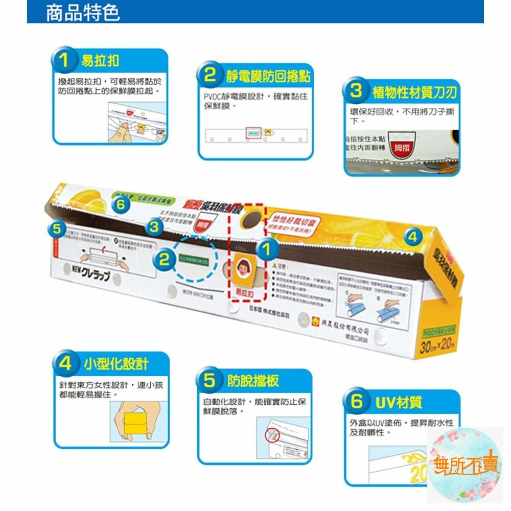 楓康吳羽保鮮膜30cmX60m-細節圖6