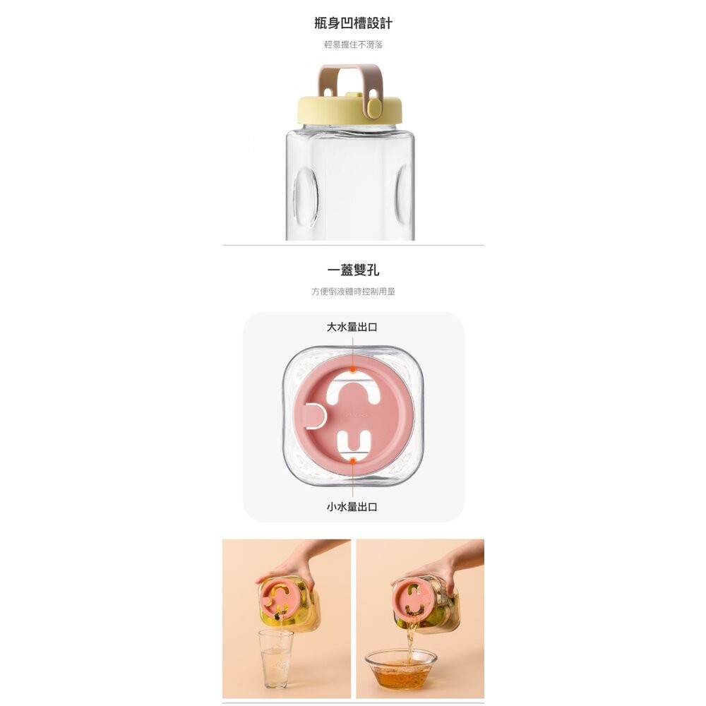 【樂扣樂扣】單向排氣閥玻璃密封罐(好提手把/一蓋雙孔、釀酒、咖啡豆、梅酒罐、釀梅酒)-細節圖7