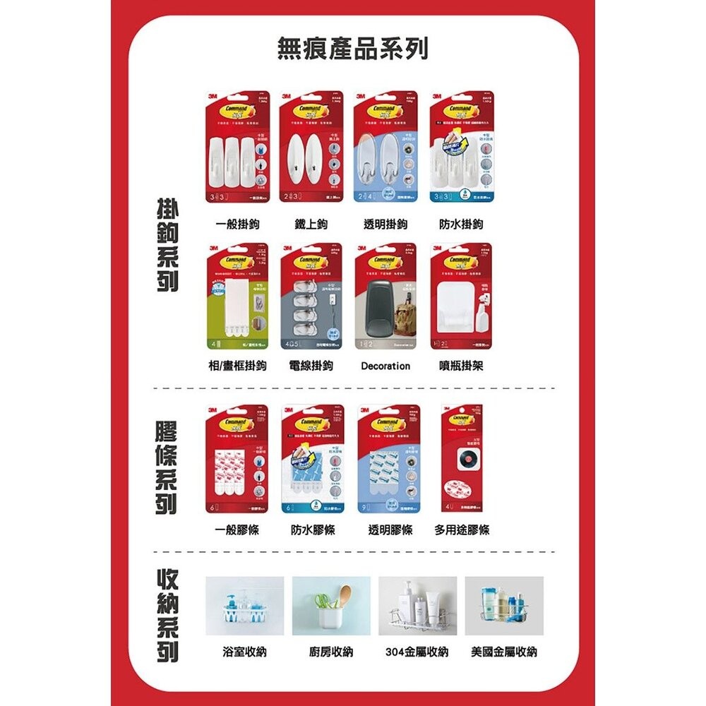 3M 無痕掛勾系列 噴瓶掛架-17009 (買2卡送1卡)-細節圖9