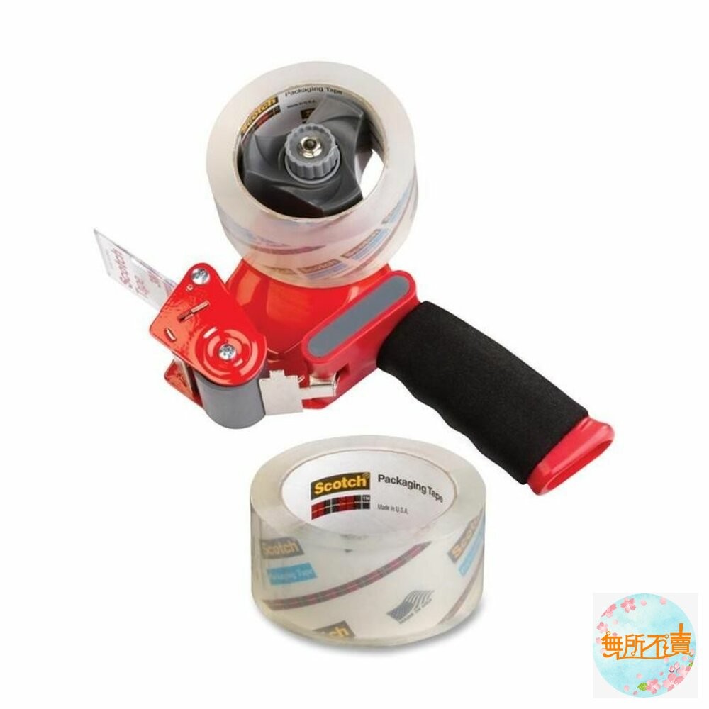 3M 手持式包裝膠帶切台 附2捲厚膠帶-細節圖2
