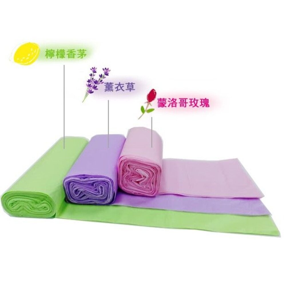 妙潔 愛潔 防漏花香清潔袋  L / M / S  垃圾袋-細節圖5