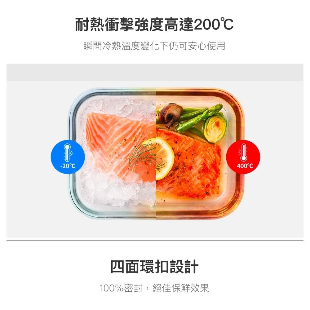 樂扣樂扣 新美學玻璃保鮮盒-細節圖9