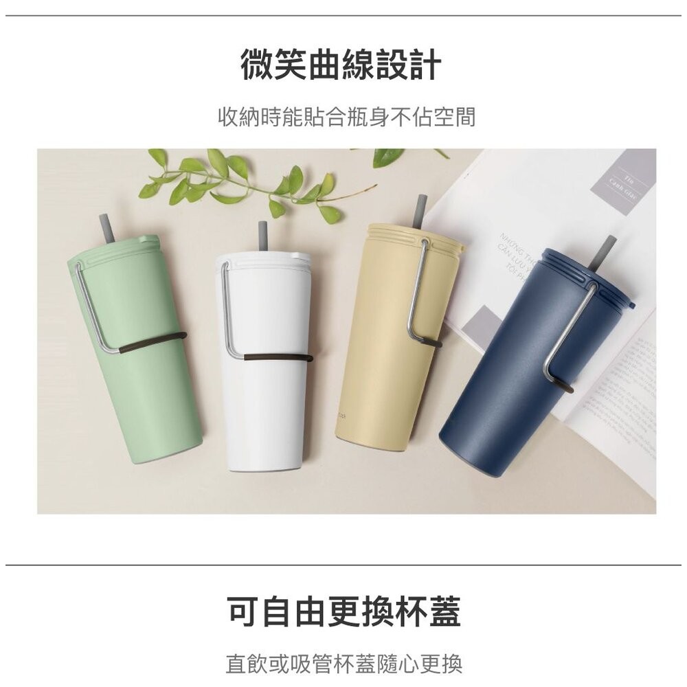 樂扣樂扣 微笑騎士隨行杯 540ml LHC4269 綠/黃-細節圖4