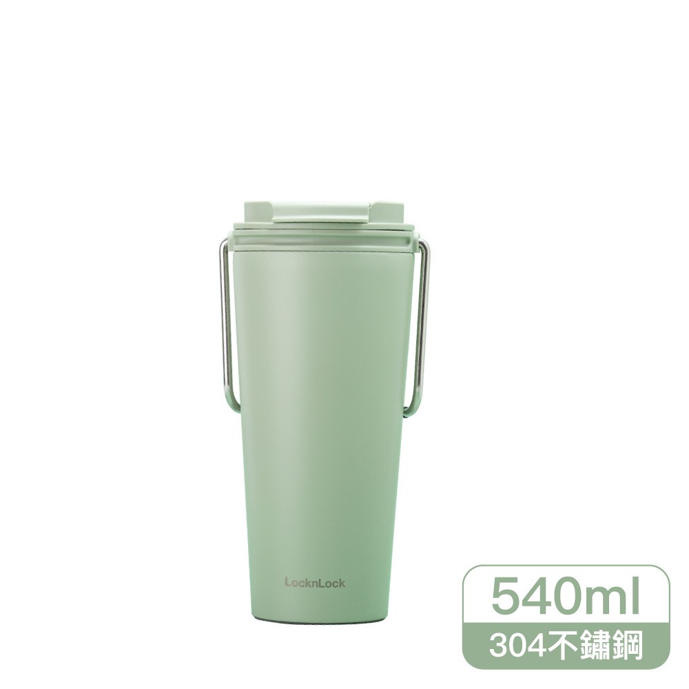 樂扣樂扣 微笑騎士隨行杯 540ml LHC4269 綠/黃-規格圖11