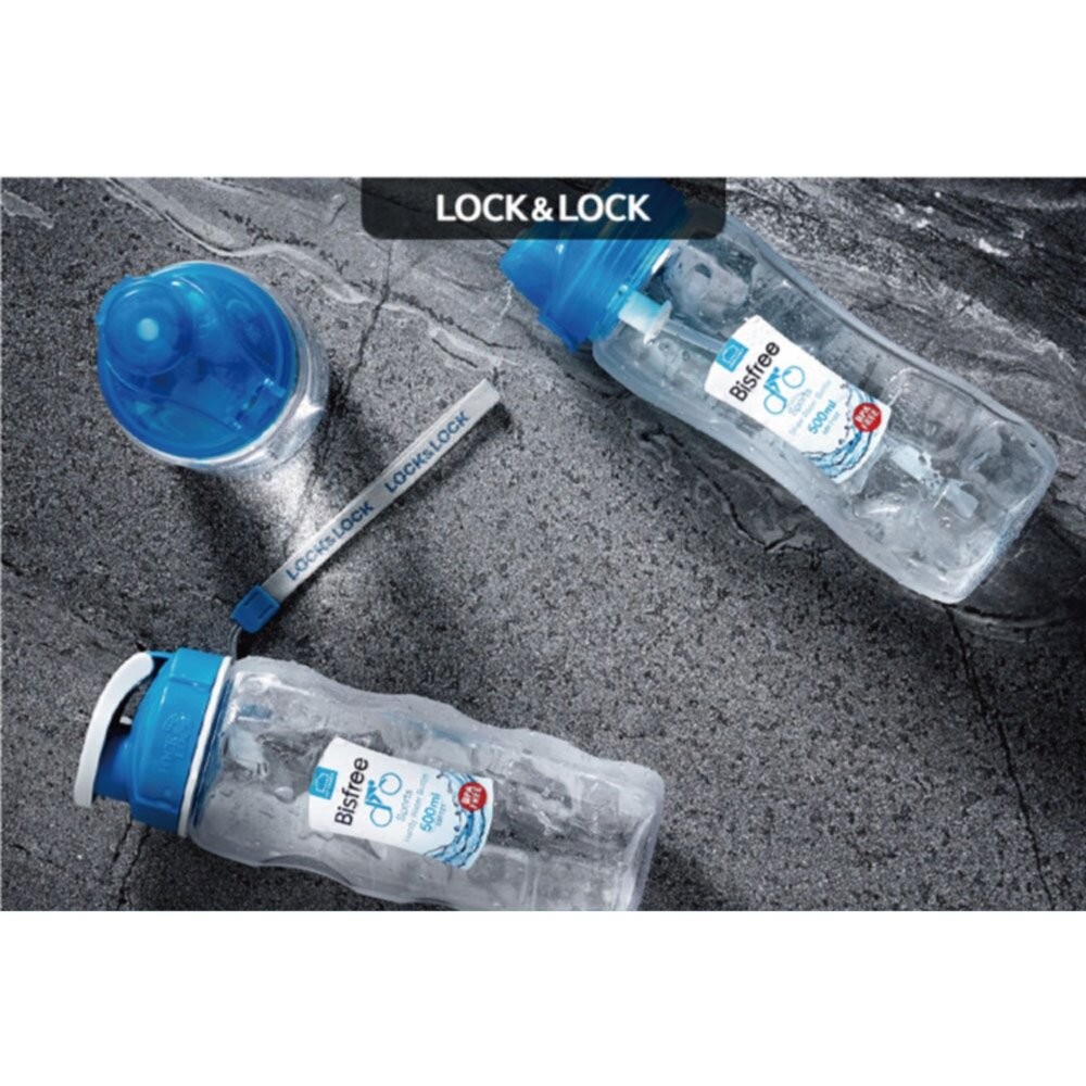 樂扣樂扣優質水壺700ML/附掛帶/莫蘭迪藍(ABF722MBLU)-細節圖2