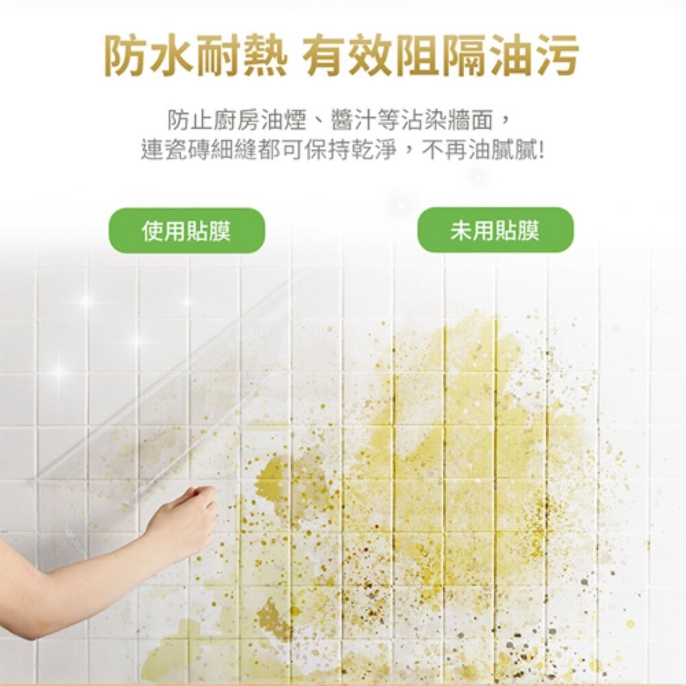 3M 百利廚房防油污貼膜2入 防油貼膜 只能宅配!!福利品裸裝出貨，介意勿下單-細節圖2
