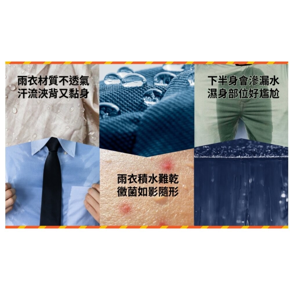 USii 透氣涼爽機車雨衣(套頭款)粉Ｍ／黃綠Ｌ-細節圖3