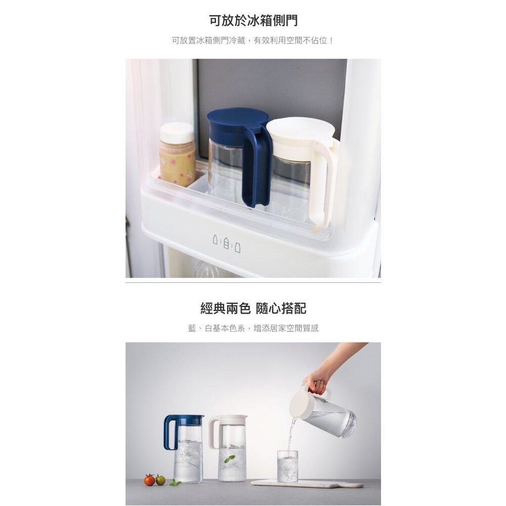 樂扣樂扣  簡約濾網玻璃冷水壺1.3L內含濾茶網(LLG-619)-細節圖7
